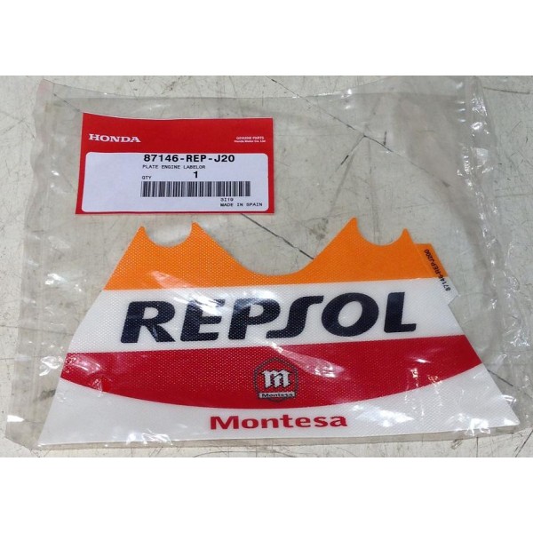 Adesivo Repsol Piastra Motore